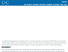 Tablet Screenshot of ccmanagers.com
